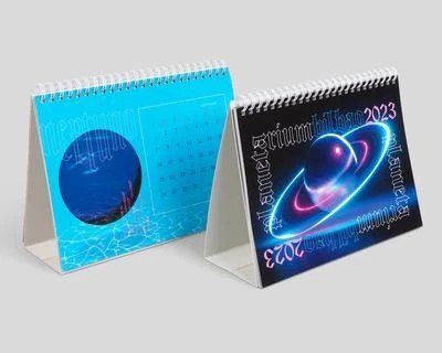 Calendario de mesa wire
