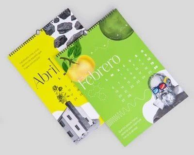 Calendario de pared wire