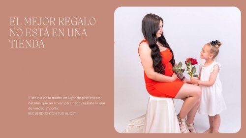 ¿y tú mamá, donde están tus fotos?