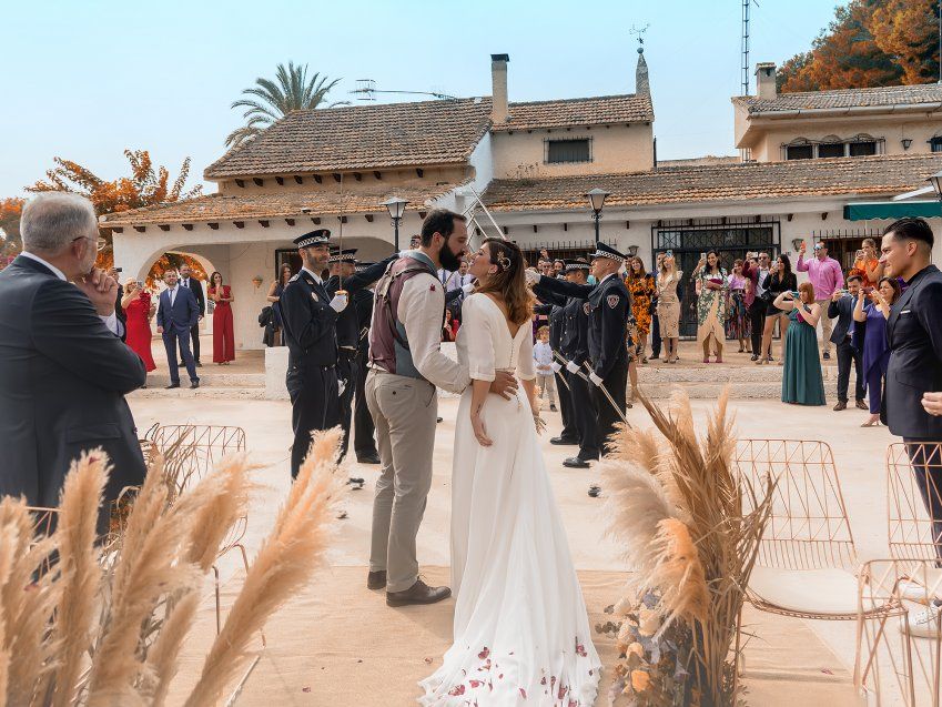 Imagen de un reportaje sobre una boda