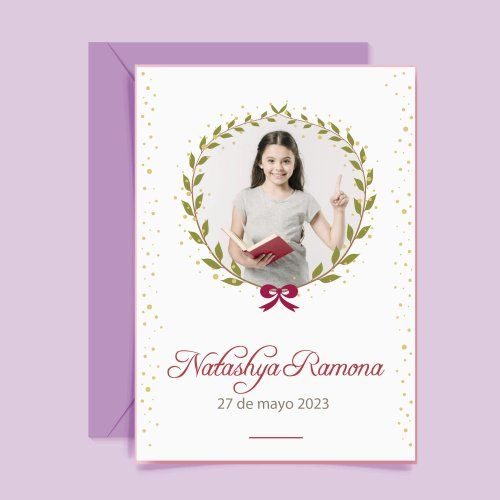 Invitaciones para comuniones
