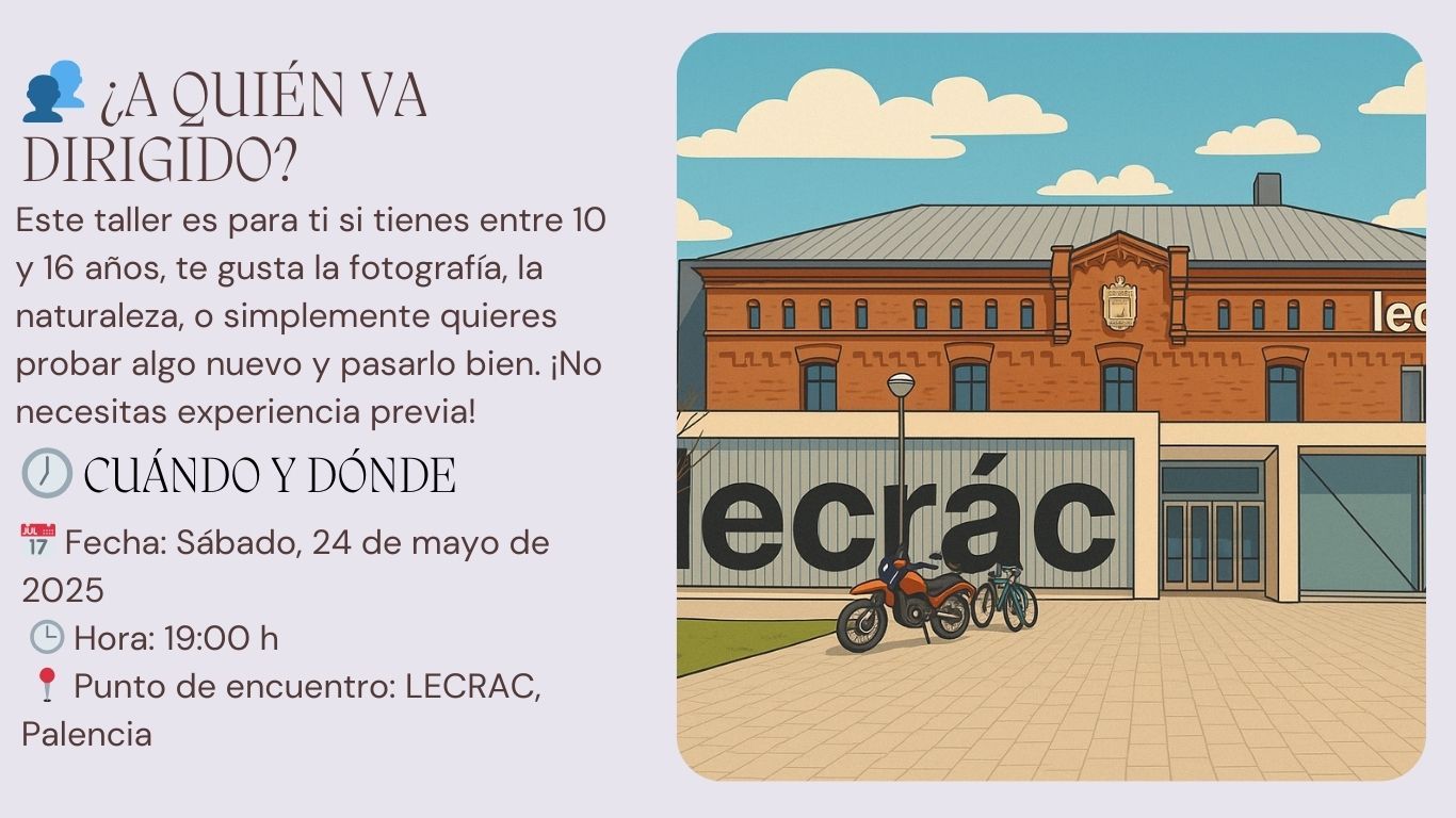 TALLER DE FOTOGRAFIA FÁCIL ZONAS NATURALES PALENCIA ENGANCHATE 2